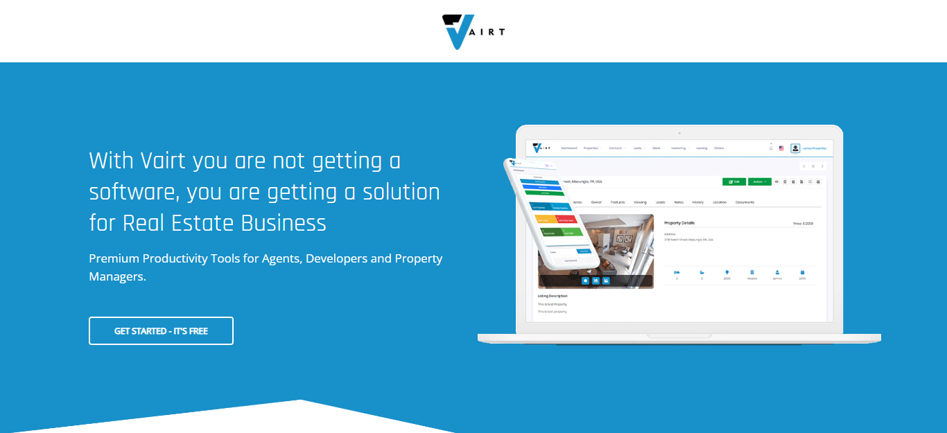 Vairt - Real Estate CRM| | Real Estate Management System